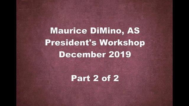 Thumbnail for Club President Workshop, Part 2