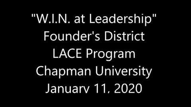 Thumbnail for W.I.N. at Leadership — Founder’s District LACE